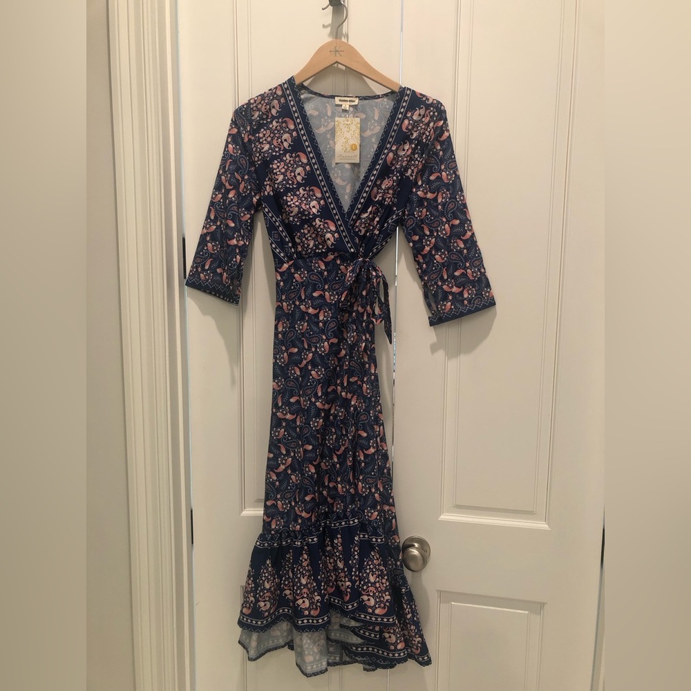 Hidden Alley Wrap Dress